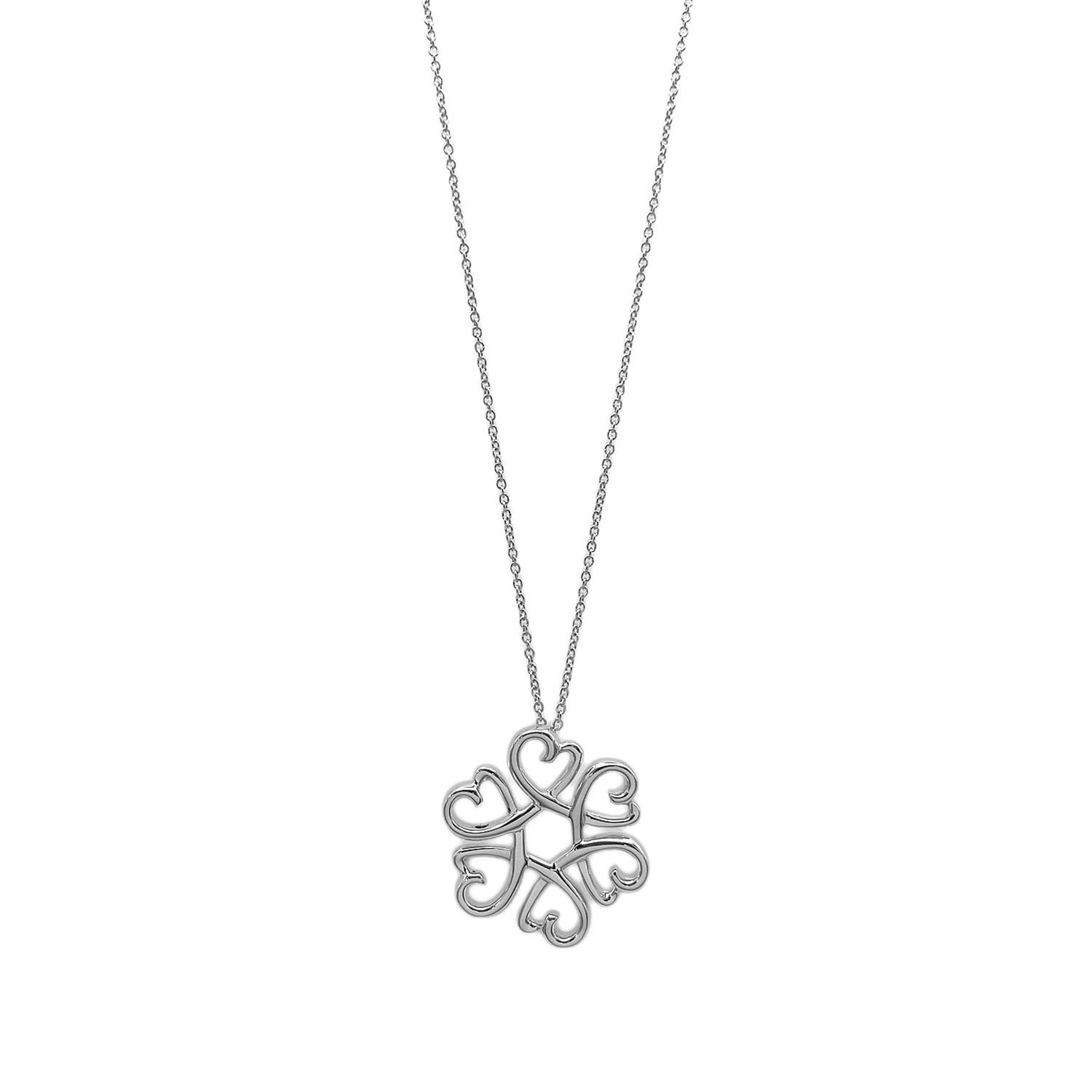 Tiffany&Co. Tiffany Loving Heart Medallion Necklace Pendant Paloma Picasso Sv...
